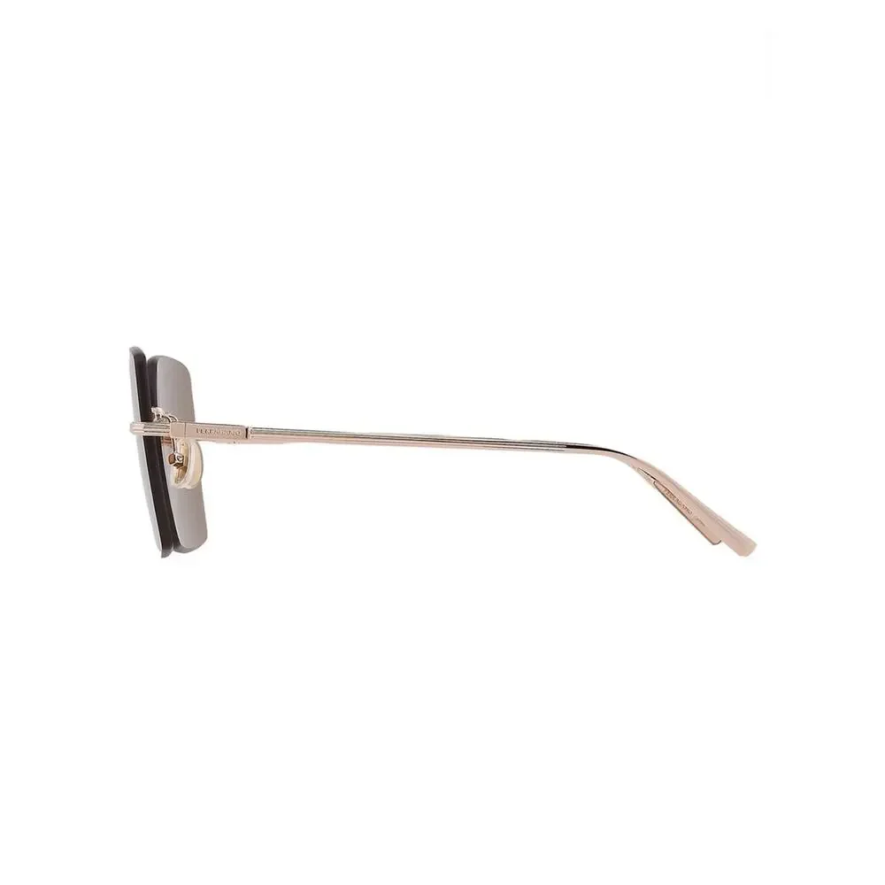 New Salvatore Ferragamo SF311S 745 Rimless Square Brown Women Sunglasses